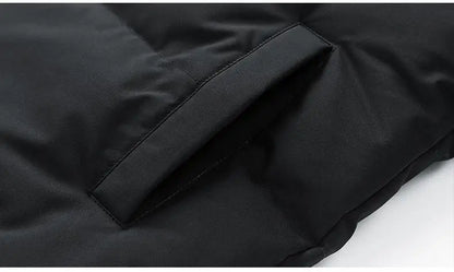 Winter Parka Men Brown Thick Warm Jackets Big Size 6xl 7xl 8xl Oversize Cotton Padded Windbreaker Outwear Waterproof Loose Coats