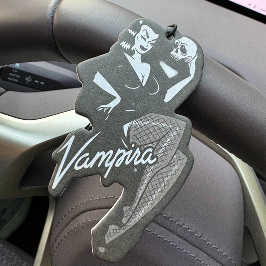 Horror and Weird Smells (Vampire Skull Poster) Special Edition Cologne (4711 Special Edition Classic for Both Men and Women) Car Air Freshener |   Rearview Mirror Hanger & Dual-Purpose Air Vent Clip |   Natural Material Aroma
