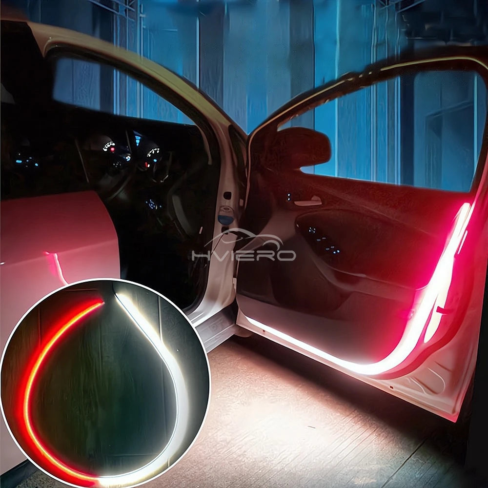 Car Door Opening Warning Flash Led Welcome Light Parking Safety auto Strobe Signal Lamp Waterproof Auto Decorative Ambient Bulb