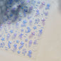 Iridescent Water Bubbles Shiny Stars Colorful 5D Nail Art Stickers Dreamy Water Drop Self Adhesive Decorations Manicure Decals