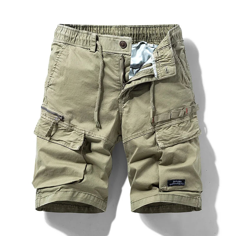 New Summer Men Cotton Cargo Camouflage Shorts Men Clothing Casual Breeche Bermuda Beach Jogger Shorts Male Hot Dropshipping