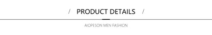 AIOPESON Men's Cotton O-Neck T-Shirt Soft Touch Comfortable Solid Color 8 Options Breathable Lightweight Casual Daily Tee