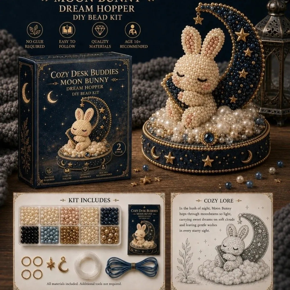 3D Design Animal Guardian Beading Kit Animal Shape Material Package Animal Bead Set with Colorful Beads Handmade Bead Craft Set