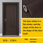 90x210cm/30X500cm Grey Wood Grain Wallpaper On The Door Adhesive  Furniture Refurbish Sticker Home Decor Wall Decal Door Sticker