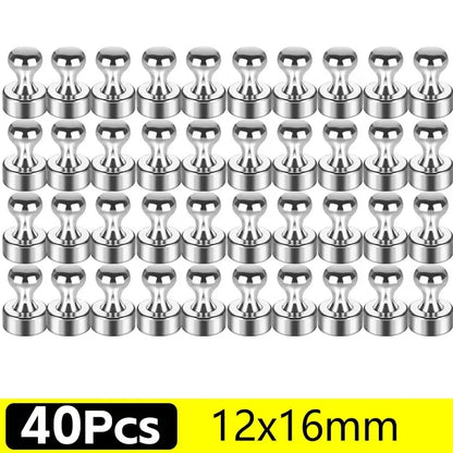 1-50Pcs Super Strong Neodymium Magnet Pushpin for Refrigerator Whiteboard Magnetic Pushpins Sucker Thumbtack Magnets Push Pins