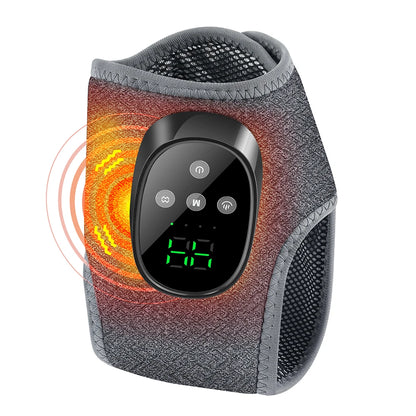 Cordless Electric Ankle Guard 4-Level Heated Vibration Massager Hot Compress Ankle Brace for Left And Right Foot
