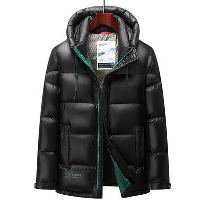 2023 New Gloss Down Jacket Men Plush Winter Warm Jackets Men Windproof light Down Jacket Men 90% Duck Down Coat Male