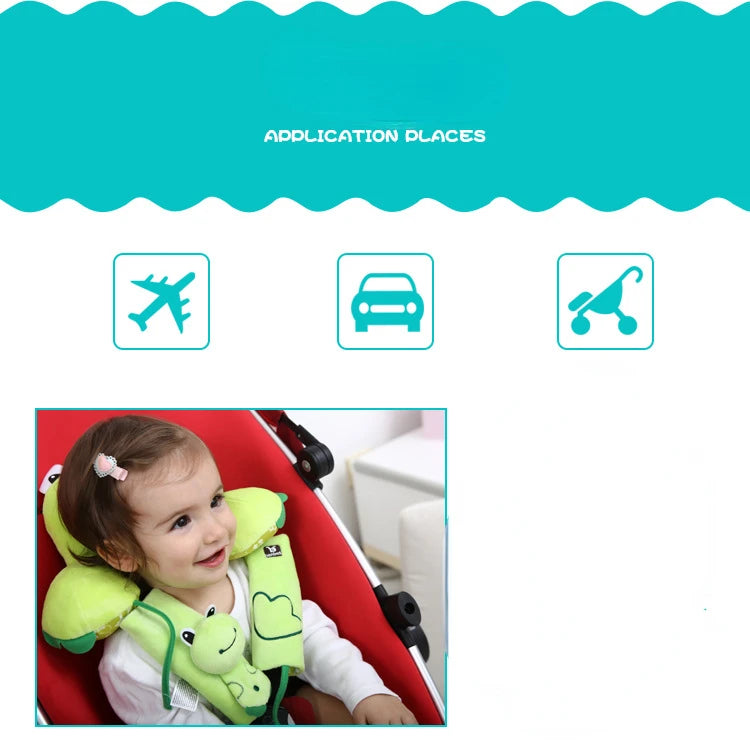 Baby Stroller Seat Belt  Cover Baby Car Seat Belt Cushions Pads Pram Accessories Baby Neck Pad Protector