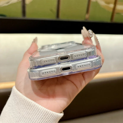 Luxury for Magsafe Magnetic Phone Case for iPhone 17 Pro Max 17 Air 16 Pro 15 14 13 12 11 Transparent Shockproof Protect Cover