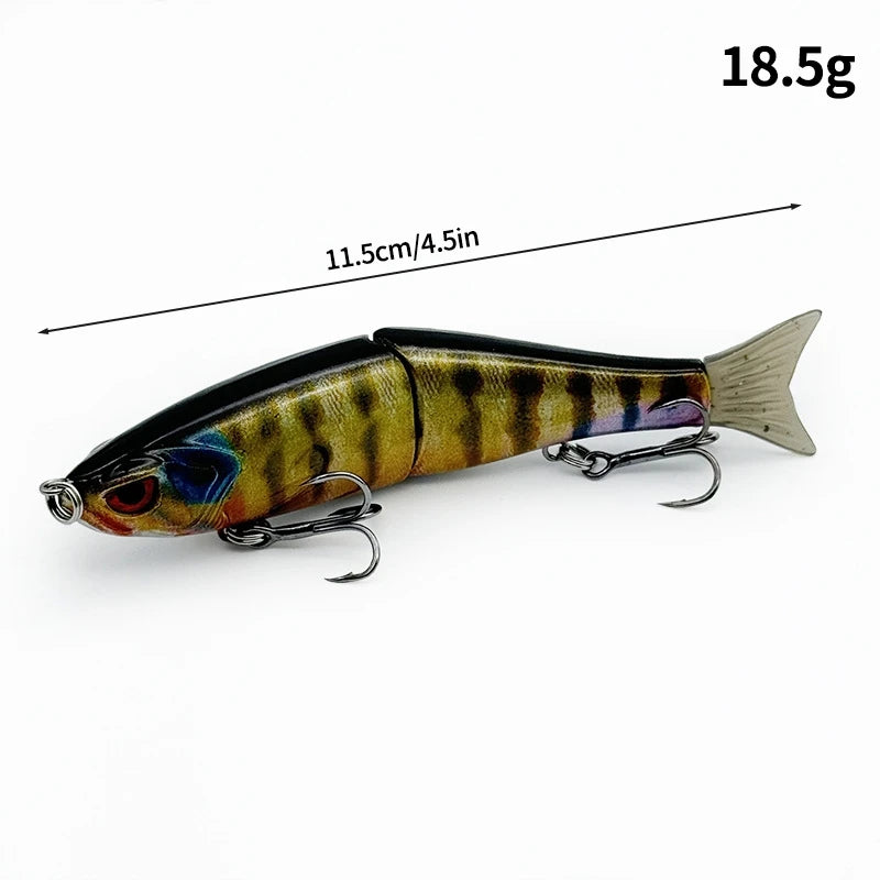 11.5cm/18.5g Balam Glide Bait Catfish Joint Giant Hard Bait Swimbait for Pike Bass Saltwater Glide Bait Leurre De Pêche