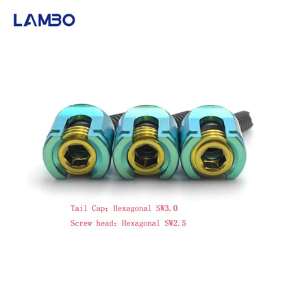 1.5/2.0/2.5/3.0/3.5mm Veterinary Pedicle Screw, Spine Poly Axial Screw, Titanium Alloy Material, Veterinary Orthopedic Implants