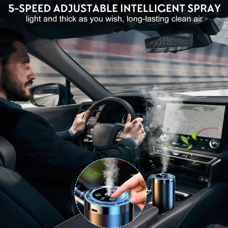 5 Modes Adjustable Smart Car Air Freshener Car Smell Air Freshener Automatic Car Scent Starry Sky Ceiling Ambient Light
