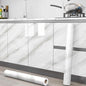 55CM DIY Adhesive Wall Wallpaper Marble Dining Room Kitchen Cabinet Decoration Mold Resistant And Waterproof Wall Sticker Home
