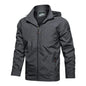 Autumn Men's Hiking Waterproof Jackets Men Outdoor Quick Dry Climbing Hooded Coats Men Sports Breathable Windbreaker Jackets 5XL