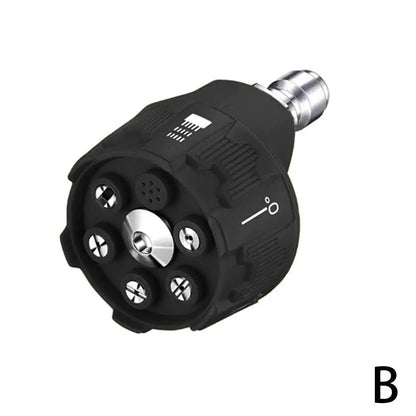 High Pressure Washer Spray Nozzle 0 15 25 40 Degree Rotation Watering Rinse Soap Nozzle Tip Garden Cleaning