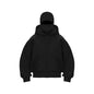 Men and women Balaclava Y2K Gothic Harajuku winter new item double hooded sweatshirt men's hooded mask zipper sportswear
