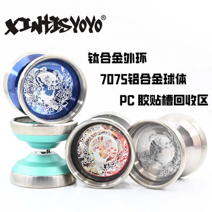 XINTISYOYO Desert gorilla Titanium alloy outer ring three material yo yo ball1A Yoyo ball for professional  competition