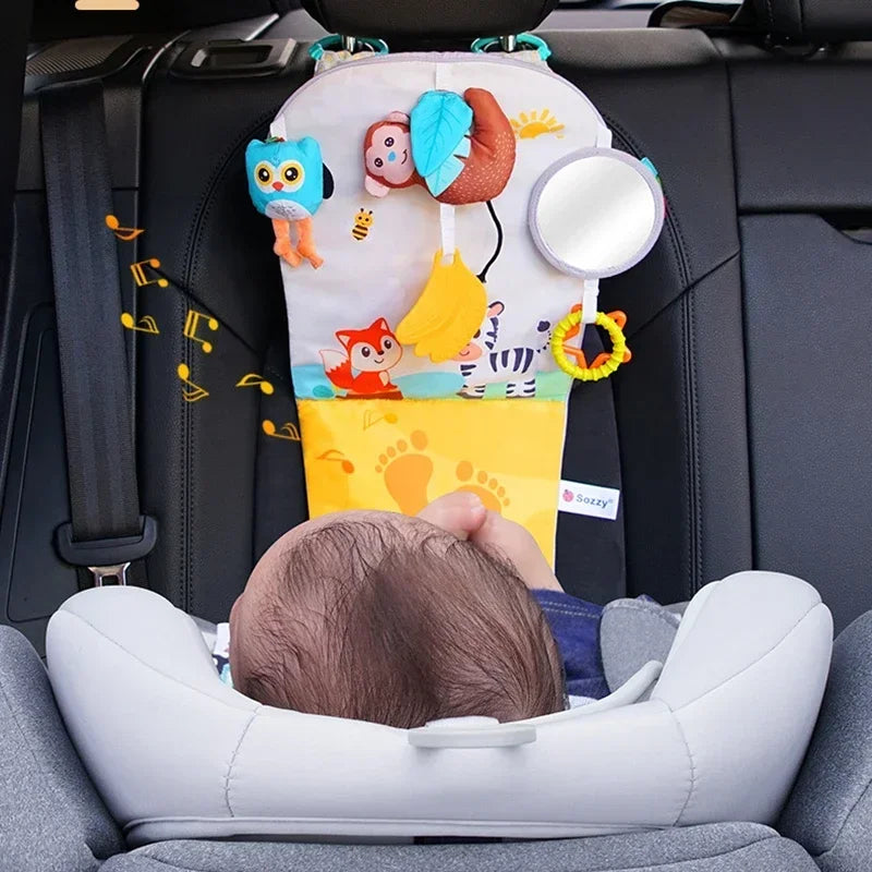 New Baby Toy Eletric Simulation Steering Wheel Toys With Light Sound Baby Kids Developing Educational Games Car Seat Back Gifts