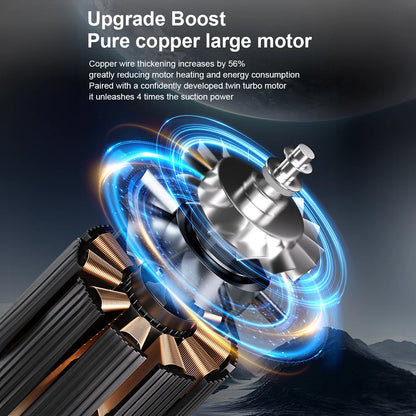Handheld Wireless Vacuum Cleaner 100W Powerful High-Speed Air Duster Portable Cleaning Appliance Wet and Dry Car Vacuum Cleaner