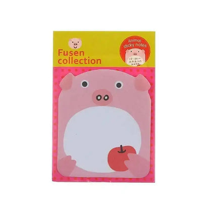 1 Pcs Sticker Cute Kawaii Animal Sticky Notes Notepad Memo Pads Office School Supply Stationery Panda Cat Hare Bookmark Post