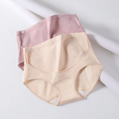 3PCS/set High Waist Intimate Clothes for Women Adjustable Waistband Pregnant Panties Cotton Maternal Panties Women's Underwear