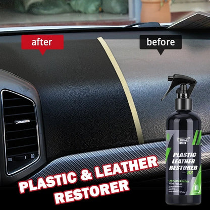 Car Product Hgkj S3 Liquid Leather Plastic Renovator Restorer Coat Wax Car Interior Seat Leather Restoration Repair Agent