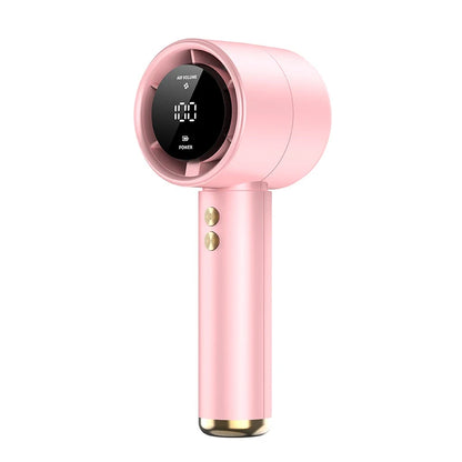 100 Speed High-speed Handheld Fan Usb Rechargeable Mini Portable Charging Turbo Fan Desktop Small Fan Outdoors Travel