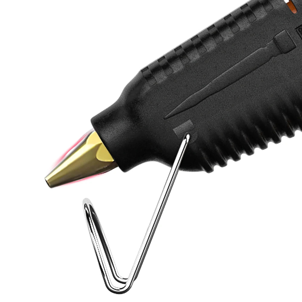 150W Hot Melt Glue Gun 11mm Glue Stick 3-5Min Preheating 15s Quick Release Copper Nozzle Anti-scald 100-220V EU US Plug