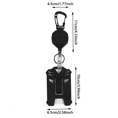 1/2 PCS Badge Reel Clip Credit Card Cover Bus Card Cover Case Retractable Badge Holder Badge Clip Heavy Duty ID Holder