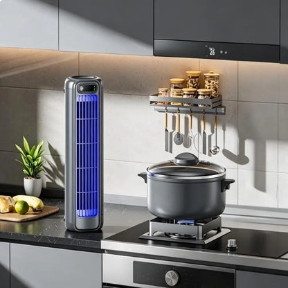 Multifunction Wall-mounted Refrigeration Electric Fan Dormitory Kitchen Toilet Punch-free Cooling Fan Silent Household Small Fan