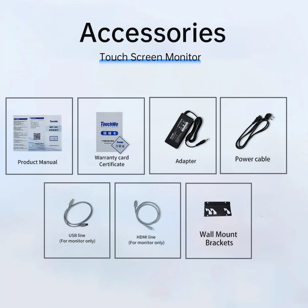 8 To 43 inch Wall mounted PCAP Multi Touch Screen Display Touchscreen Monitor Android 11/12/14 Tablet Industiral All In One Pc