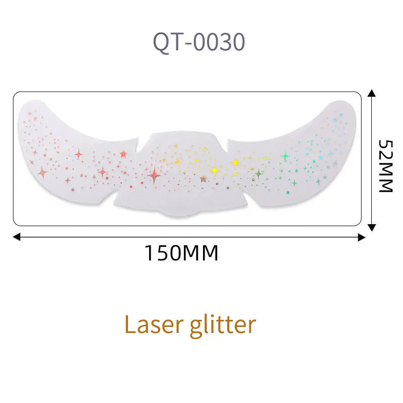 1pc Hot Stamping Freckles Makeup Sticker Metallic Radiation Golden Silver  Fake Freckles Temporary Tattoo Stickers Face Makeup