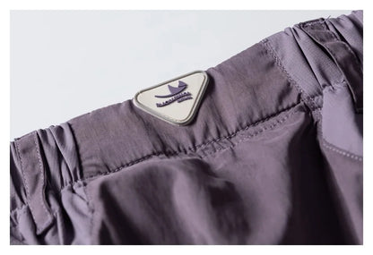 Men Women Splice Fashion Outdoor Loose Casual Lightweight Quick Dry Sports Cargo Baggy Pants Track Trouser Jogger Sweatpants