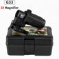 Tactical  G33 G43 G45 Sight Fixed 3X 5X Magnifier Scope with Quick Disassembly and Flipping for Airsoft Hunting Collimator