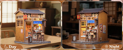 CUTEBEE Book Nook DIY Building Kit with Laser-Cut Precision Pieces 3D Wooden Puzzle  Collectible Desk Home Decor for Gift Idea