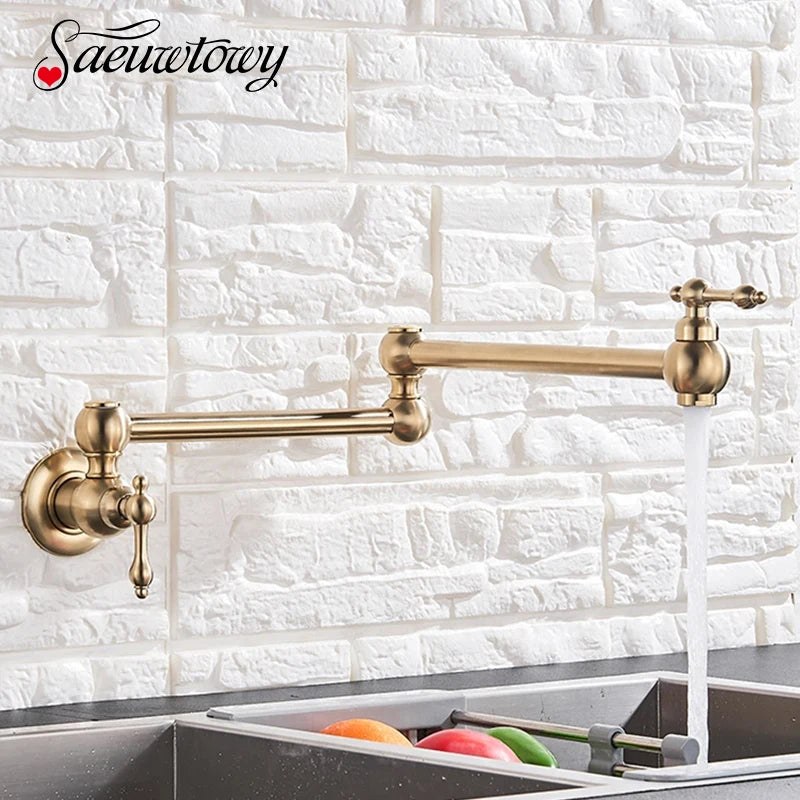 One-Handle Bathroom Kitchen Faucet Single Hole Cold Water Folding Wash Basin Tap Bathroom Balcony Are Available