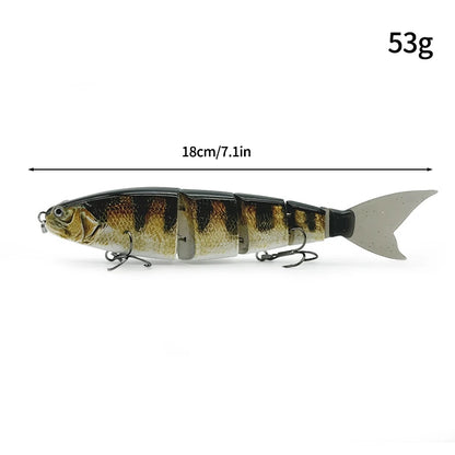 11.5cm/18.5g Balam Glide Bait Catfish Joint Giant Hard Bait Swimbait for Pike Bass Saltwater Glide Bait Leurre De Pêche