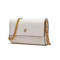 CH Women Crossbody Bag Splicing Letter Print Metal Chain Shoulder Purse PU Leather Flap Small Ladies Evening Clutch Handbag Gift