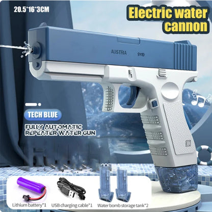 Backpack Electric water gun,Full-Automatic Shooting Water Gun Toys for male Summer Outdoor Beach High-capacity Guns Game Gifts