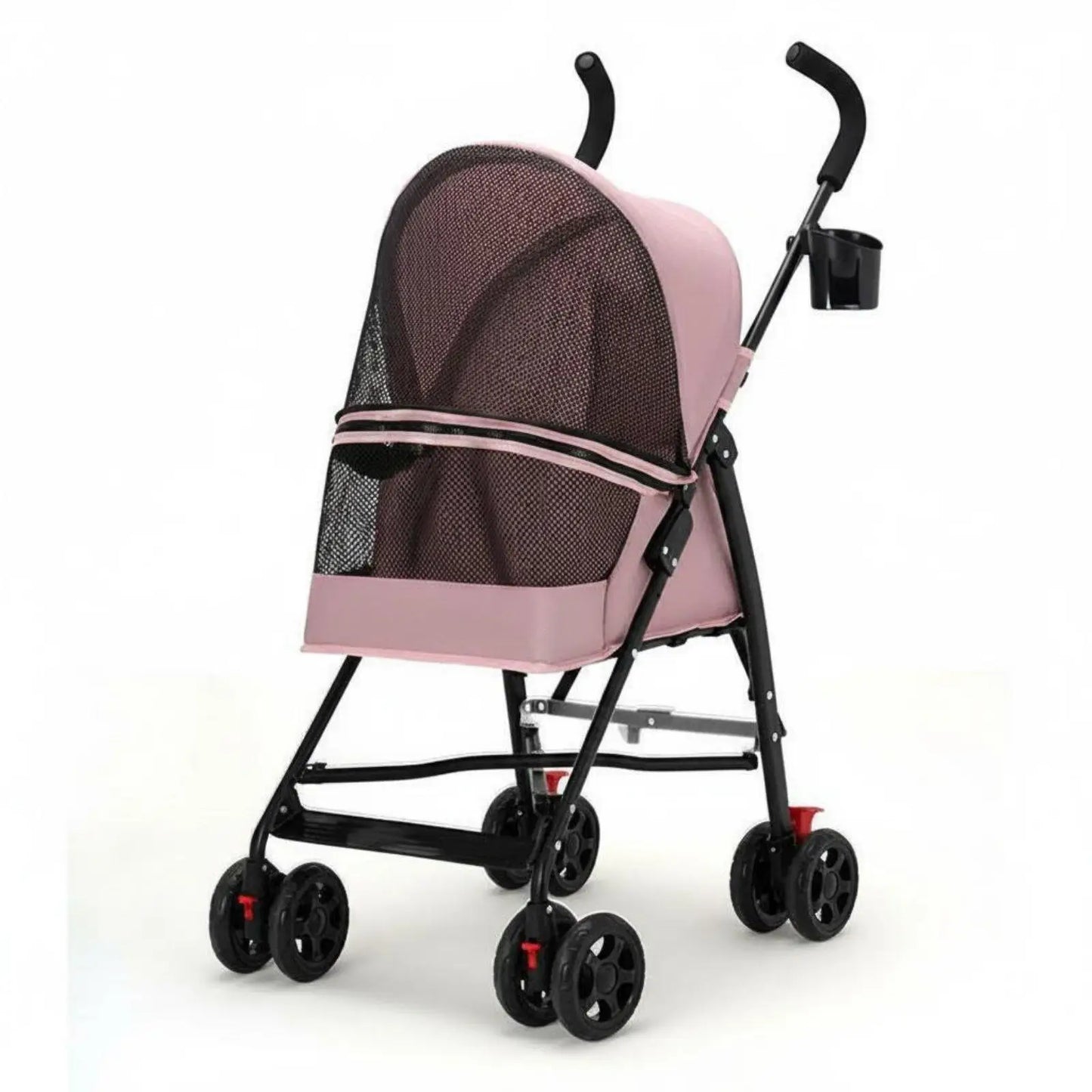 Foldable Carrier Lightweight Pet Dog Buggy Small Dog Stroller Cushion Travel Enclosure for Puppy Outings