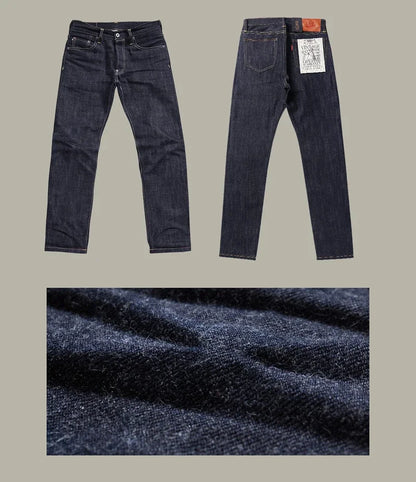 Red Tornado 17oz SD-107 Slim Cut Jeans Selvdege Denim Men's Pants Straight Leg