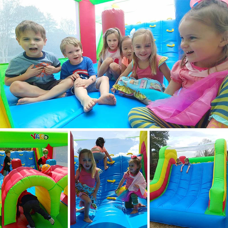 6.5*3*2.5m Giant Inflatable Jumping Castle Big Bounce House With Large Slide Trampoline Inflatable Bouncer Obstacle Slides
