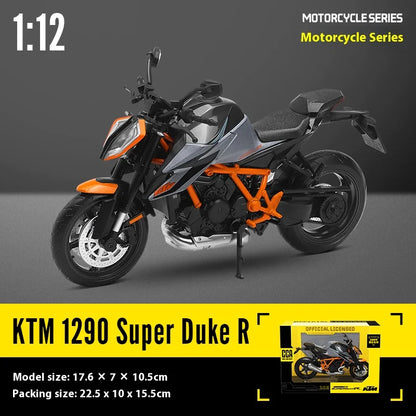 CCA R1250 GS. 1:12 Alloy Die-cast Car Motorcycle Model, Toy Gift Giving, Die-cast Static Motorcycle Model