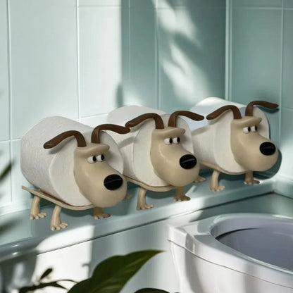 Fun Dog Raccoon Sheep Toilet Paper Holder Home Decor Bathroom Accessory Storage For Toilets Bathrooms Kitchens Living Rooms