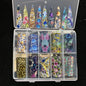 New Flower Nail Foils for Transfer Paper Stickers Floral Adhesive Fruit Nails Wraps Fish DIY Water Marble Nail Art Decorations
