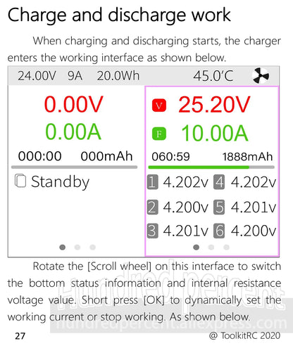 ToolkitRC M6D V3 Charger Black DC 500W Intelligent Dual Channel 1S 2S 3S 4S 5S 6S Toy Model Car Lithium Battery Fast Charging