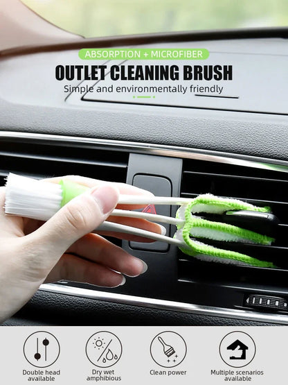 1PCS Car Cleaning Brush Accessories 2018 New for Volkswagen VW Golf 4 6 7 GTI Tiguan Passat B5 B6 B7 CC Jetta MK5 MK6 Polo