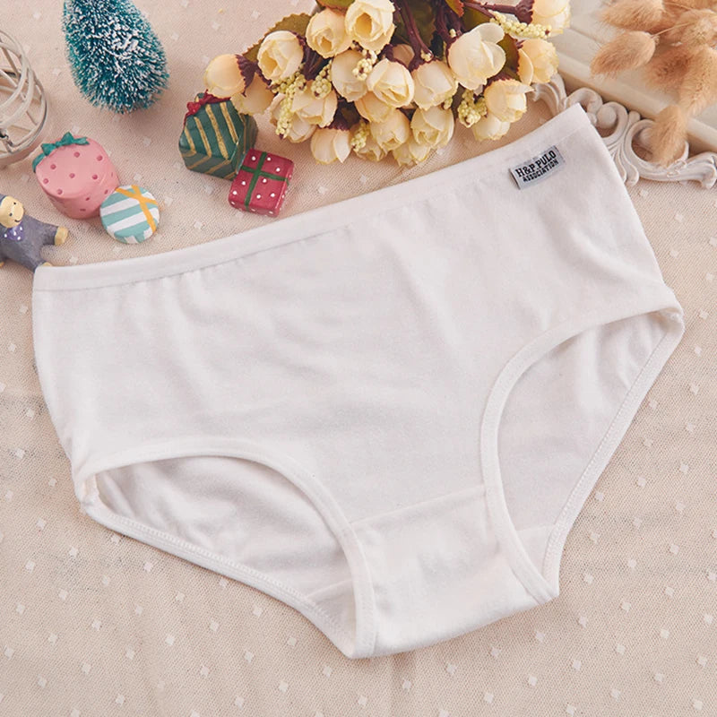 7Pcs/Lot Plus Size Underwear Women's Panties Cotton Girl Brief Sexy Lingeries Shorts Underpant Solid Panty Female Intimate M-4XL