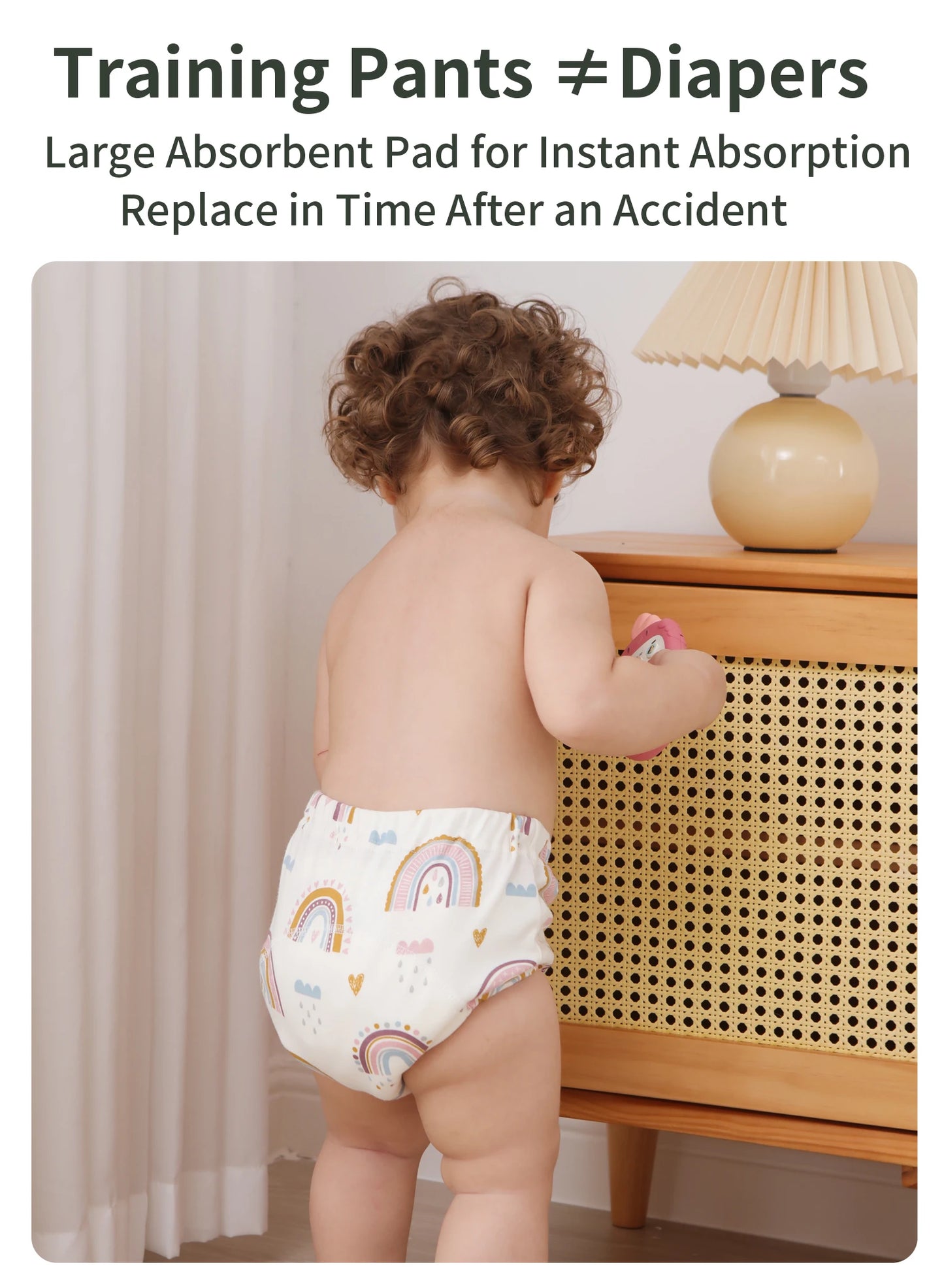 3pcs/Lot Baby Cotton Training Pants Panties 6 Layer Waterproof Cloth Diapers Reusable Toolder Nappies Diaper Baby Underwear