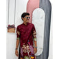 Mens Kurtta Abaya Thobe Arabic Longline Muslim Henley Kaftan Banded Plain Gown Shirts Men's Muslim Kaftan 2026 National style